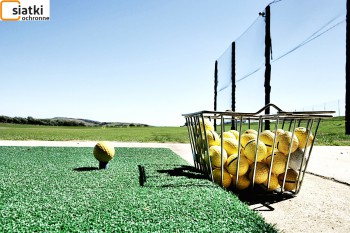 Siatki Ustka - Siatki na strzelnice golfowe, produkowana na wymiar dla terenów Ustki